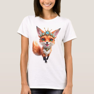 Camiseta Zorro estrellado de los prados iluminados por la l