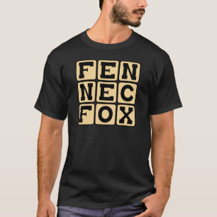 Camiseta Zorro Fennec, Pequeño Zorro Nocturno