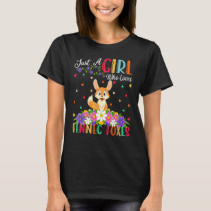 Camiseta Zorro Fennec Solo Una Chica Que Ama Zorros Fennec