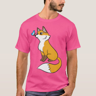 Camiseta Zorro japonés de zorro kawaii