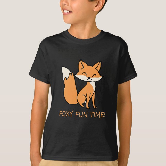 Camiseta Zorro juguetón (Anverso)