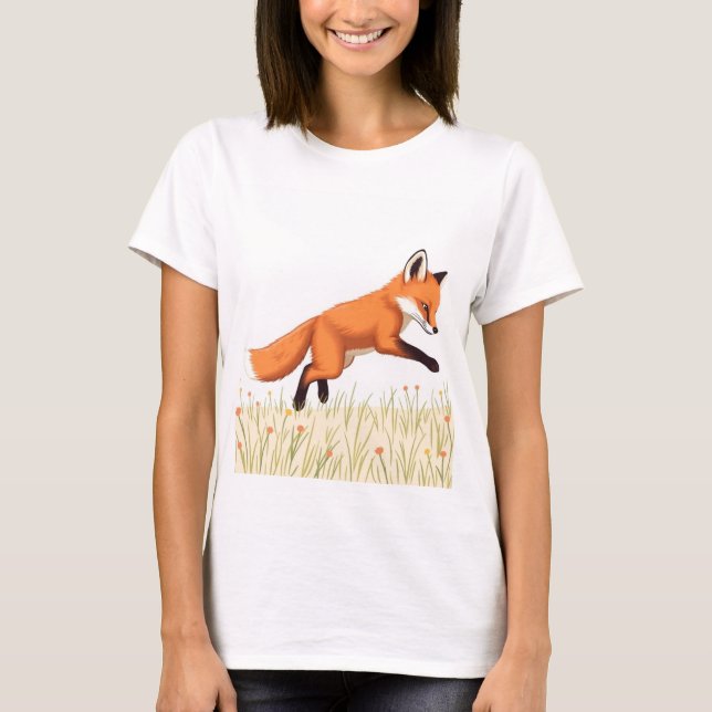Camiseta Zorro juguetón en la 🦊 (Anverso)
