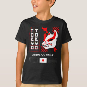 Camiseta Zorro Kitsune Ciudad de Tokio