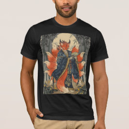 Camiseta Zorro Kitsune de Nueve Colas | Arte de Mitología J