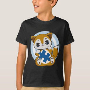 Camiseta Zorro Lindo Y Apoyo A La Conciencia Del Autismo