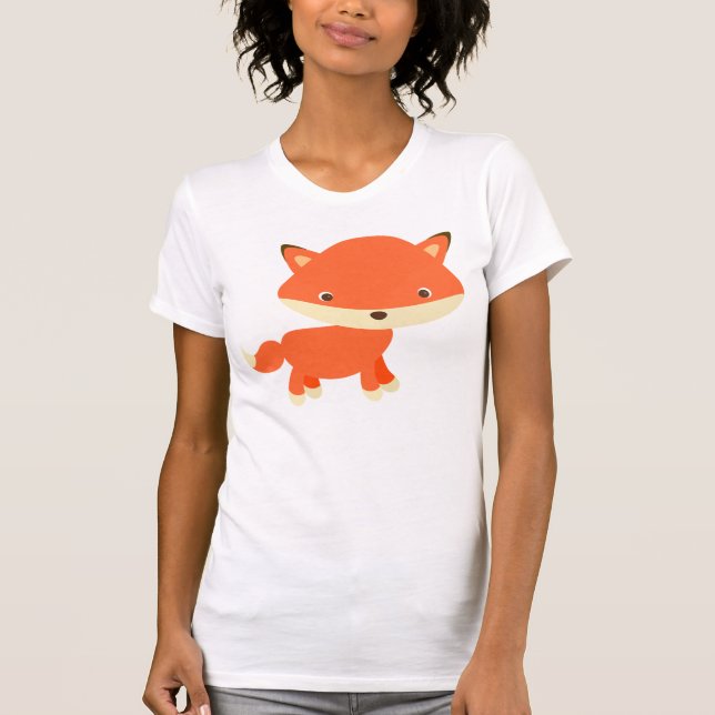 Camiseta Zorro naranja dulce (Anverso)