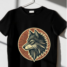 Camiseta zorro negro