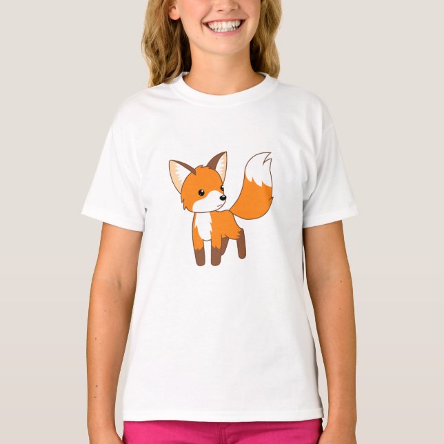 Camiseta Zorro Pequeño Curioso (Anverso)