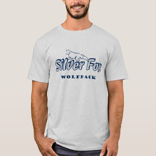 Camiseta Zorro plateado Wolfpack (Anverso)