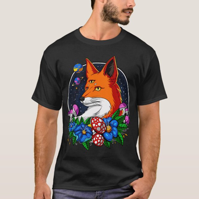 Camiseta Zorro Psicodélico (Anverso)