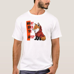 Camiseta zorro, ¿qué dice el zorro?