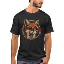 Zorro Retro Cool con Gafas de Sol Fauna Vintage