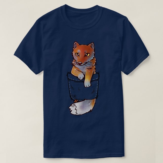 Camiseta Zorro tibetano pequeño (Diseño del anverso)