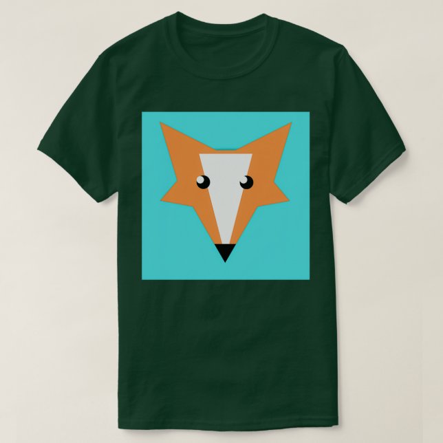 Camiseta Zorro triangular (Diseño del anverso)
