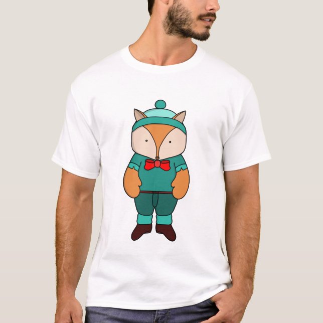 Camiseta Zorro verde lindo (Anverso)