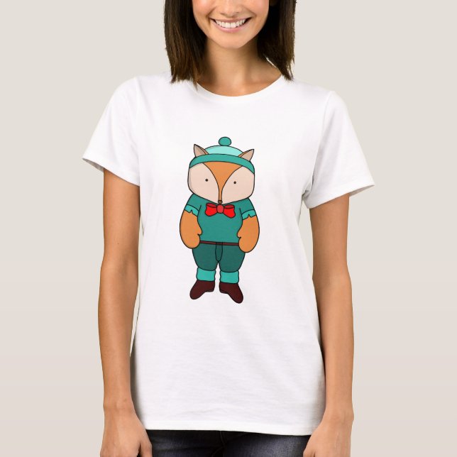Camiseta Zorro verde lindo (Anverso)
