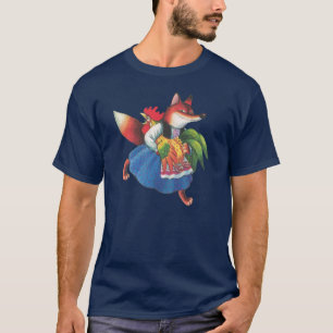 Camiseta Zorro y Gallina