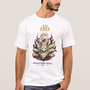 Camiseta Zorros Kitsune de Nueve Colas - Estética de la Mit