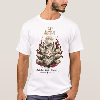Camiseta Zorros Kitsune de Nueve Colas - Estética de la Mit