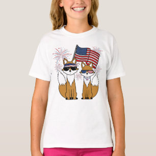 Camiseta Zorros Patrióticos Geniales