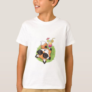 Camiseta Zorros Pequeños Asoleados y Divertidos