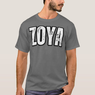 Camiseta Zoya Name Gift Aniversario de la Fiesta de Cumplea