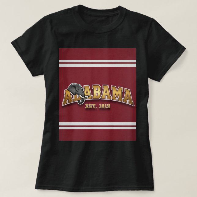 Camiseta ZOYNK T-Shirt Graphics Alabama 0045177 (Diseño del anverso)