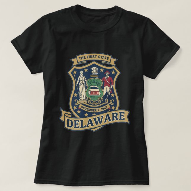 Camiseta ZOYNK T-Shirt Graphics Delaware 0045229 (Diseño del anverso)