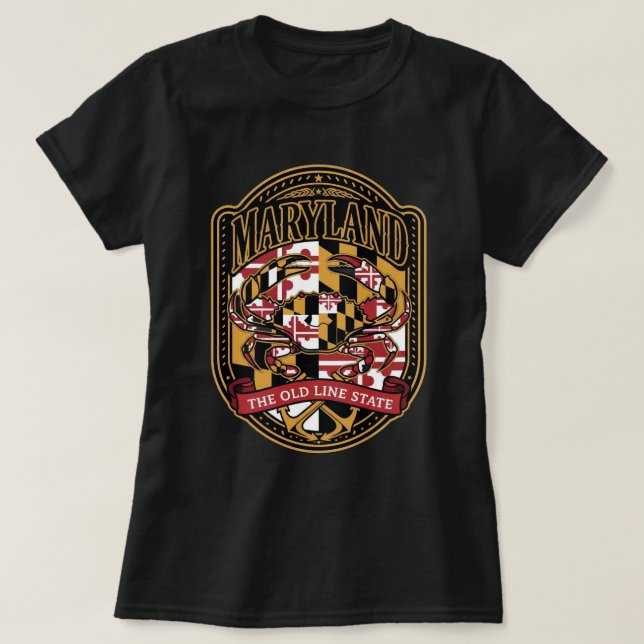 Camiseta ZOYNK T-Shirt Graphics Maryland 0045232 (Diseño del anverso)
