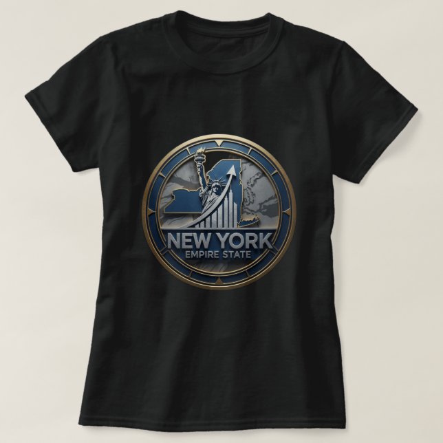 Camiseta ZOYNK T-Shirt Graphics New York State 0045187 (Diseño del anverso)
