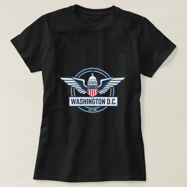 Camiseta ZOYNK T-Shirt Graphics Washington D.C. 0045174 (Diseño del anverso)
