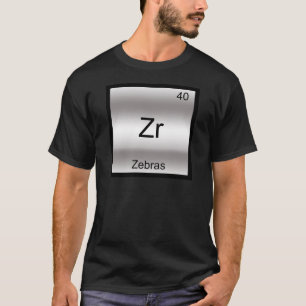 Camiseta Zr - Cebras Divertido Elemento Símbolo de