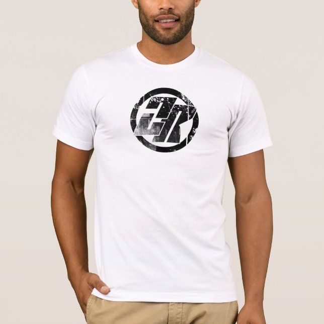 Camiseta ZR Circ du White Distressed (Anverso)