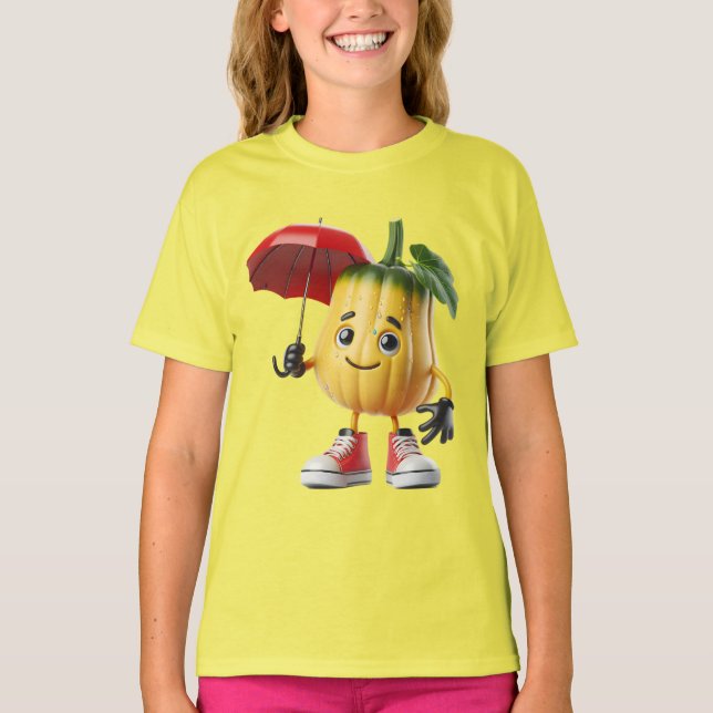 Camiseta Zucchini en zapatillas rojas (Anverso)