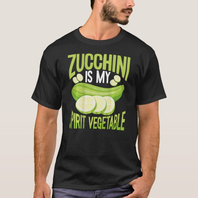 Camiseta Zucchini Es Mi Vegetabl Espiritual Vegetable (Anverso)