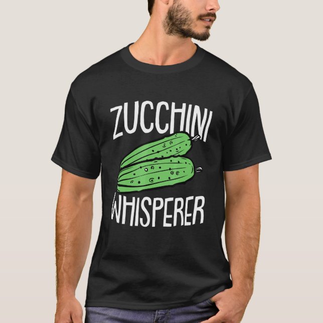 Camiseta Zucchini Fathers Day Gardening Vegetarian Dad Papa (Anverso)