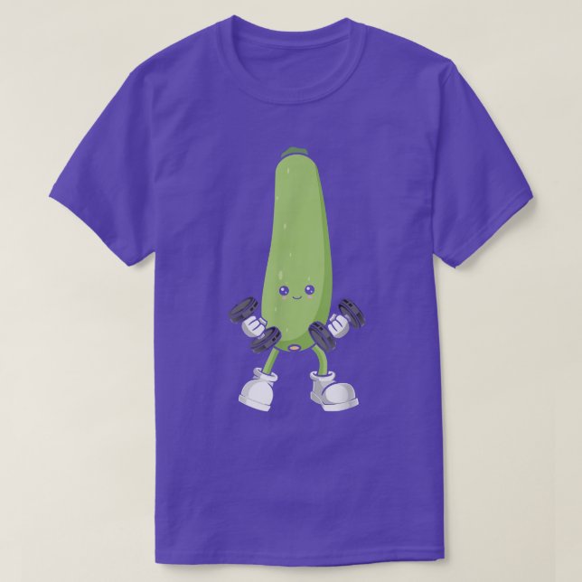 Camiseta Zucchini, Fitness Gym Gear Formation Ve (Diseño del anverso)