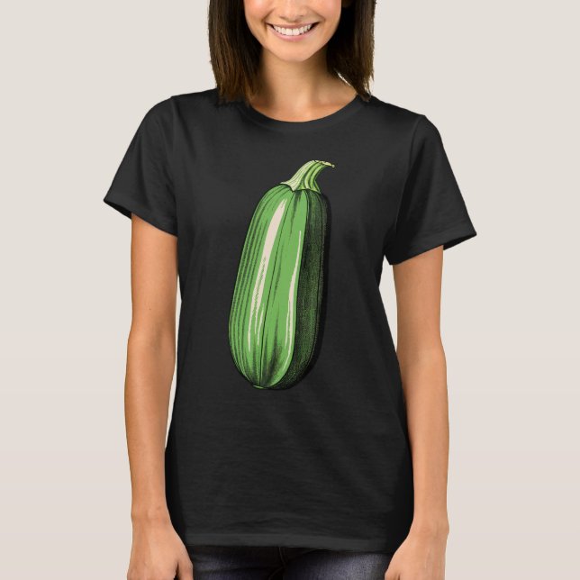 Camiseta Zucchini Lazy Easy Funny Matando Costum Halloween (Anverso)