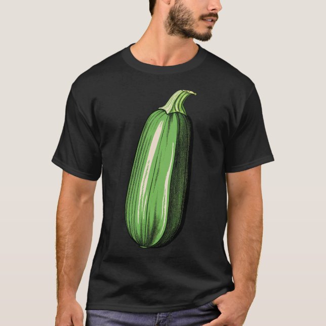 Camiseta Zucchini Lazy Easy Funny Matando Costum Halloween (Anverso)
