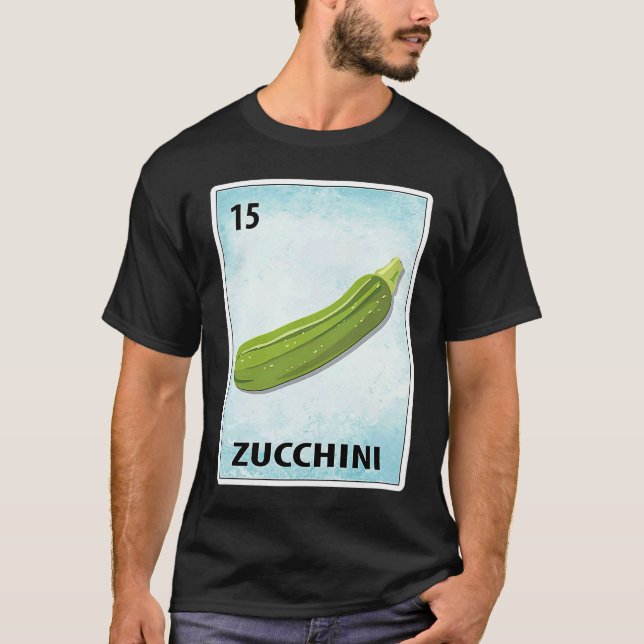 Camiseta Zucchini Mexican Cards (Anverso)