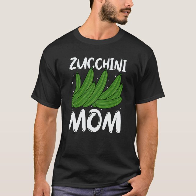 Camiseta Zucchini Mom Vegetable Mothers' Day Gardener (Anverso)