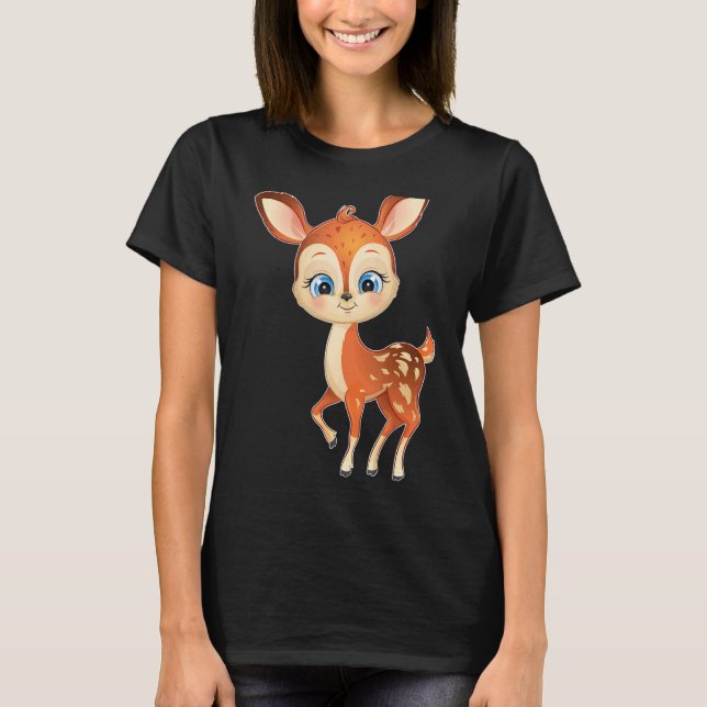 Camiseta Zuckersüßer Baby Rehkitz (Anverso)