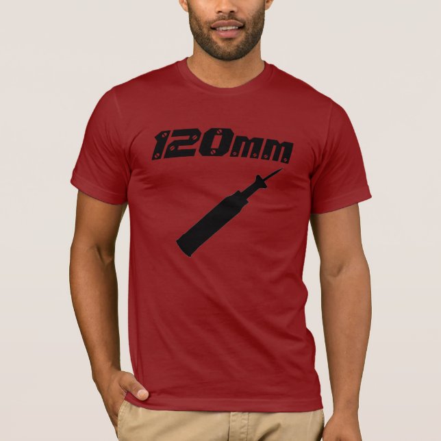 Camiseta zueco de 120m m (Anverso)