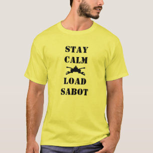 CAMISETA ZUECO TRANQUILO DE LA CARGA DE LA ESTANCIA