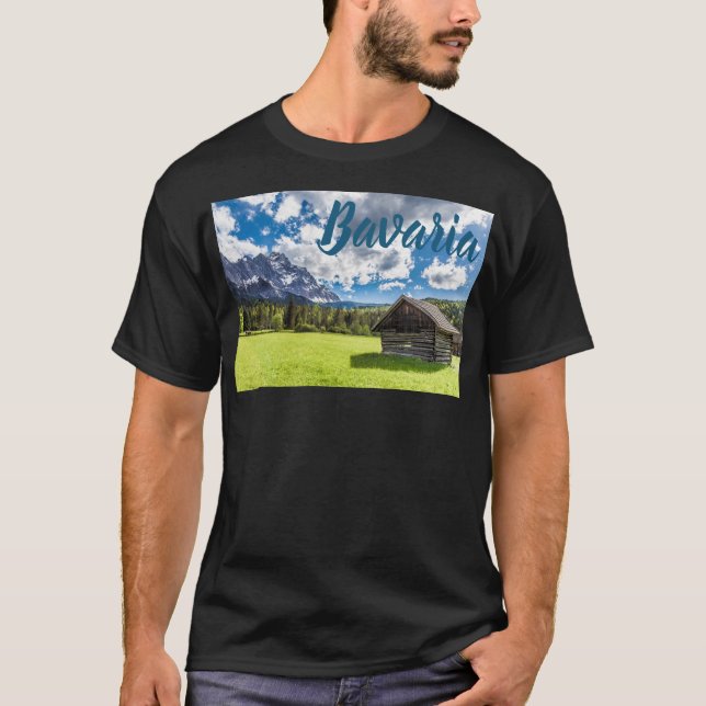 Camiseta Zugspitze Alm Panorama Garmisch-Partenkirchen Post (Anverso)