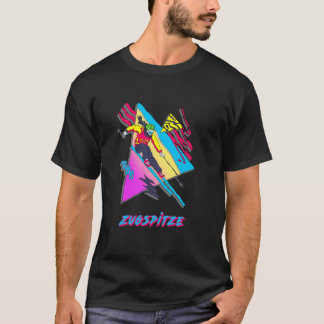 Camiseta Zugspitze Retro Esquí Esquiador Diseño Inspirado