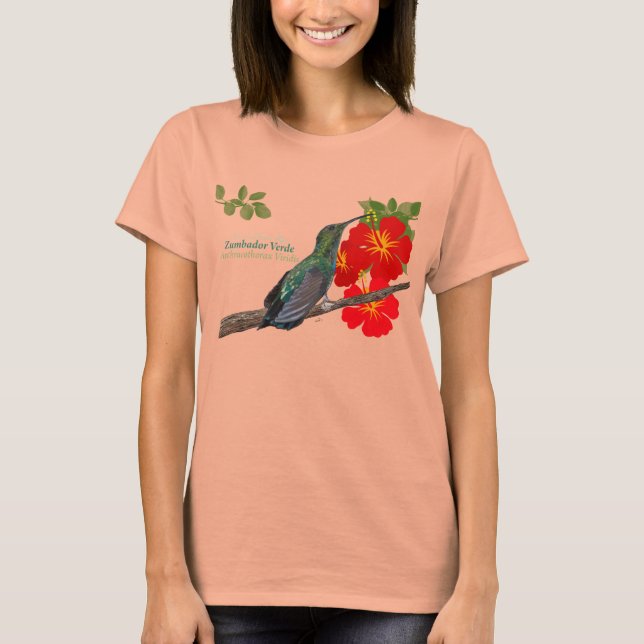 Camiseta Zumbador Verde de Puerto Rico/Camisa Verde de Mang (Anverso)