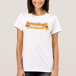 Camiseta Zumbido para el jardín de infancia Cute Bee