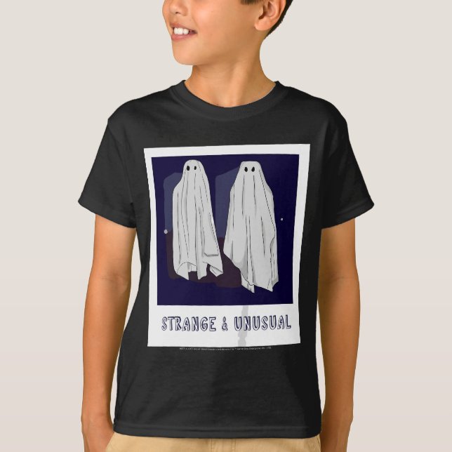 Camiseta Zumo De Bebé Fantasma Extraño E Inusual Poster De  (Anverso)