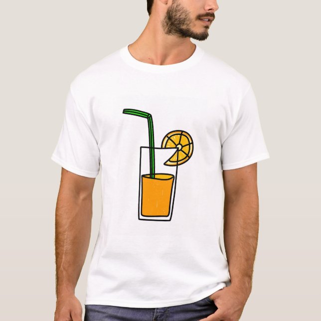 Camiseta zumo de naranja (Anverso)